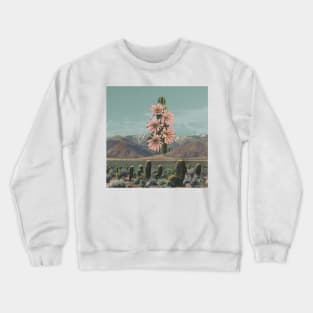 Cold Mountain Flower - Surreal/Collage Art Crewneck Sweatshirt